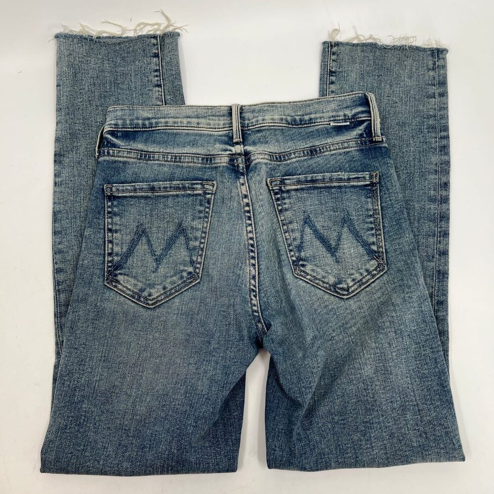 MOTHER Blue Rascal Ankle Fray Jeans | Size 26 - Picture 3 of 12